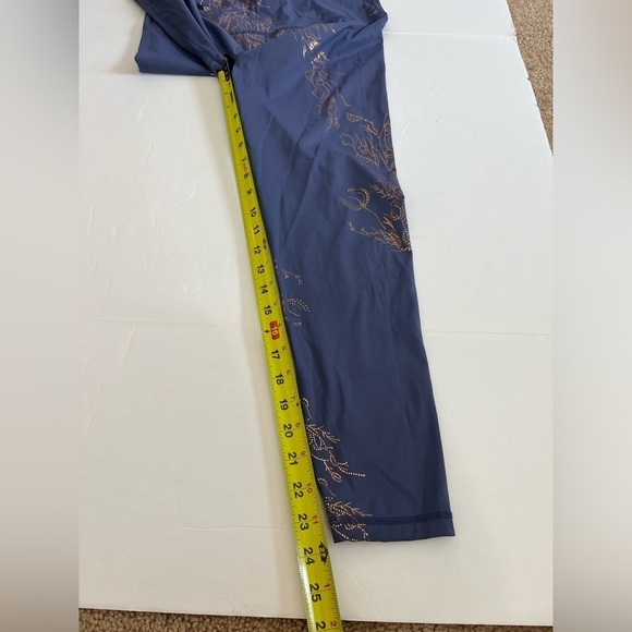 Sweaty Betty Goddess 7/8 Leggings Crown Blue Bronze Medium - Picture 7 of 7